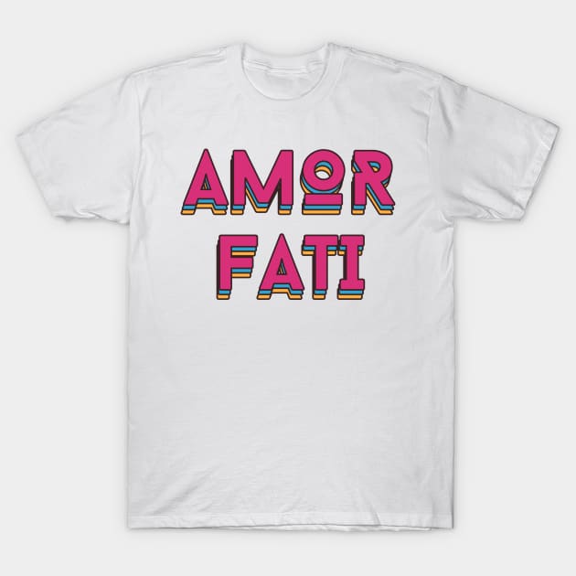 Amor Fati Nietzsche T-Shirt by ReflectionEternal